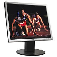 Lautsprecher: LG Electronics L1950s 19 Zoll TFT Monitor silber/schwarz (Kontrast 500:1, 6Ms Reaktionszeit)