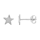 Small Sterling Silver Star Stud Earrings