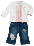 Girls 2 Piece Denim Pant Set : 0-3 Months