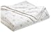 Novelty Snowflake 100% Cotton Luxury Flannel Full/Queen Duvet Cover, Tarragon