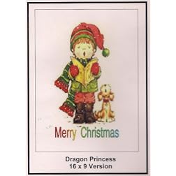 Dragon Princess: Greeting Card: Merry Christmas