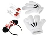 Disneys Minnie Mouse Dress Up Set: Gloves, Ears & Shoes