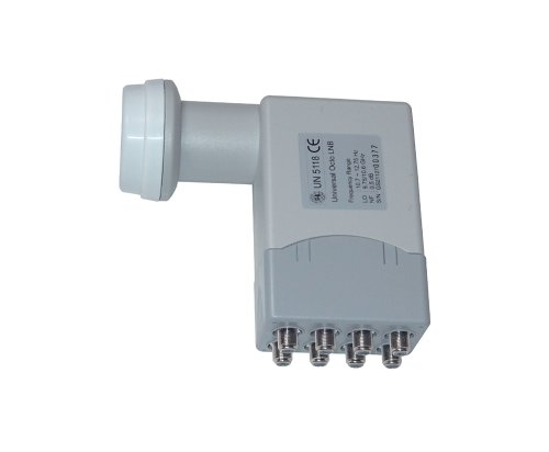 NoteBook: NoName Universal OCTO-Switch-LNB, Input 10,7-12,75 GHz, LO 9,75/ 10,6 GHz, 0,6dB