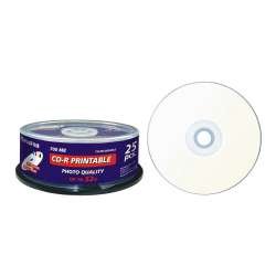 Festnetztelefone: Fuji CD-R Rohlinge 80MIN 700MB 52x bedruckbar 25er Pack