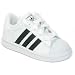 adidas Little Kids' Superstar 2G Basketball Shoe, White/New Navy, 2.5 M by adidas
