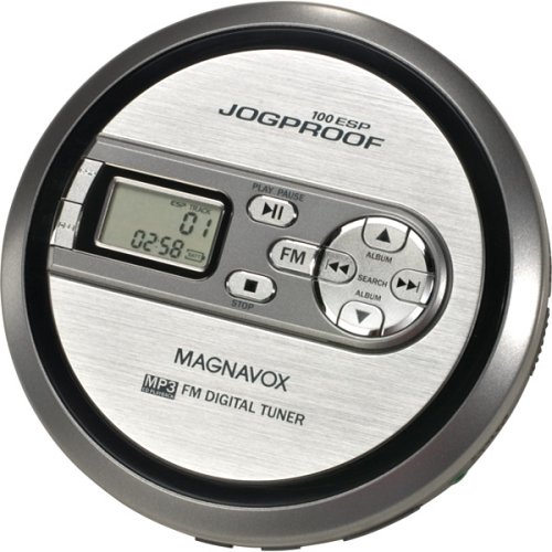 Personal AM/FM/CD/MP3 Player with 100-SECOND Asp