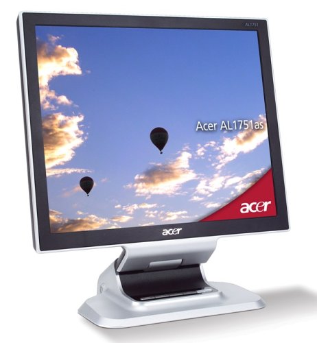 Elektronik und Foto: Acer AL1751AS 17 Zoll TFT Monitor DVI, Crystal Brite Panel (Kontrast 700:1, 8 MS Reaktionszeit)