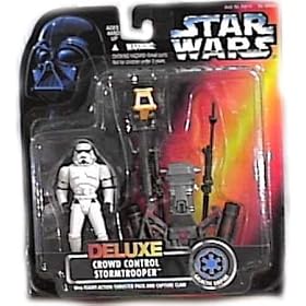 Star Wars Power of the Force Deluxe Crowd Control Stormtrooper Action Figure by Kenner by 