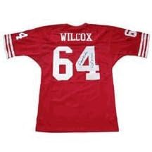 Dave Wilcox San Francisco 49ers Official NFL Pro Line Autographed Authentic Red Football Jersey