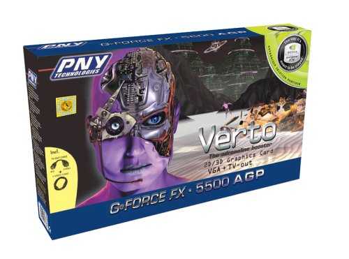 Projektoren: PNY GeForce FX 5500 256MB AGP Grafikkarte