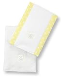 SwaddleDesigns Baby Bupies - Set of 2- Polka Dots - Pastel Yellow