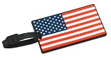 Samsonite US Flag Luggage Tag with Security ID