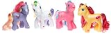 My Little Pony: 4 Exclusive Ponies in Gift Box - Cotton Candy, Rainbow Swirl, Candy Apple & Finger Paints