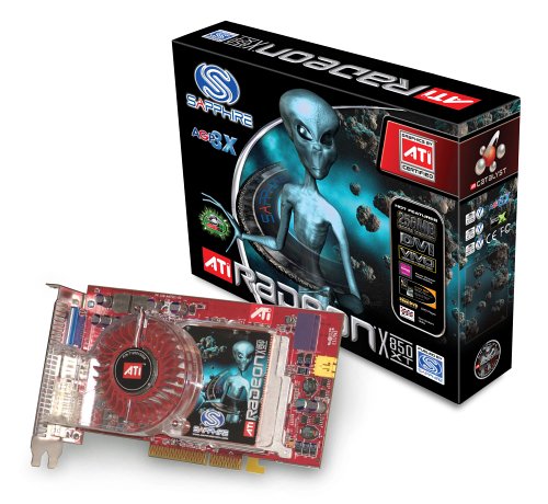 Festplatten: Sapphire Radeon X850 XT Grafikkarte VIVO 256MB GDDR3 Ram, AGP 8X, DVI, TV-Out, ViVo (Full Retail)