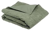 National Sleep Products Microsuede Down Throw, Basil