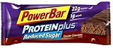 Power Bar Protein Plus, Reduced Sugar, Double Chocolate, 2.46-Ounce Bars (Pack of 12)