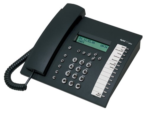 TV Ger&auml;te: Tiptel 192 plus anthrazit, ISDN-Komfort-Telefon mit PC-Schnittstelle f�r computergest�tzte Telefonie