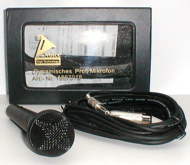 MP3 Player: Mikrofon mit Metallgeh�use