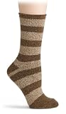 Hue Womens Striped Flat Knit Boot Sock