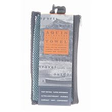 Aquis Adventure Microfiber Towel, Seafoam, Small (10 x 14-Inches)