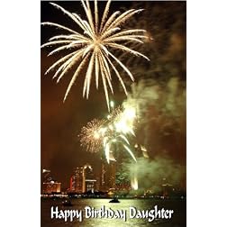 A Boy and His Dog: Greeting Card: Happy Birthday daughter