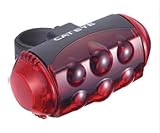 Cateye Power Opticube Taillight, TL-LD1000, 10 LED, 2 AA, Red