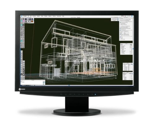 Drucker: Eizo S2110W-BK 21-Zoll DVI-I LCD TFT Monitor, schwarz (Kontrast 1000 :1, Reaktionszeit 8 ms)