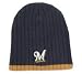 Baseball Hat - Milwaukee Brewers Ribbed Knit Hat