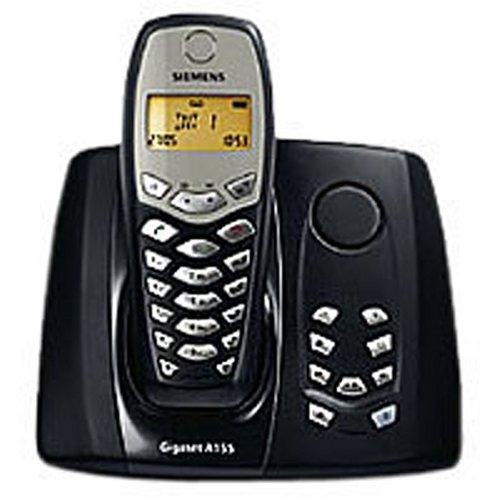 Festplatten: Siemens Gigaset A155 schnurloses DECT Telefon mit Anrufbeantworter dunkelblau