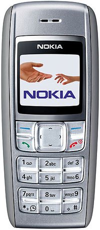 NoteBook: Nokia 1600 hell silber Handy