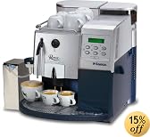 Saeco 21103 Royal Professional Fully Automatic Espresso Machine, Silver and Blue