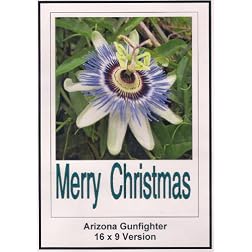 Arizona Gunfighter: Widescreen TV.: Greeting Card: Merry Christmas