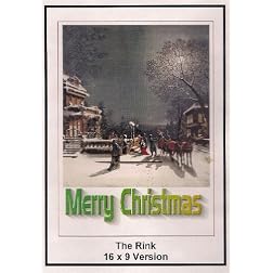 Charles Chaplin: The Rink: 6x9 Widescreen TV.: Mery Christmas