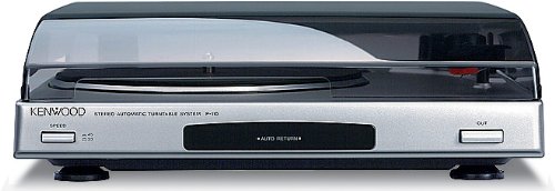 Kompaktanlagen: Kenwood P-110 S Halbautomatischer Plattenspieler silber