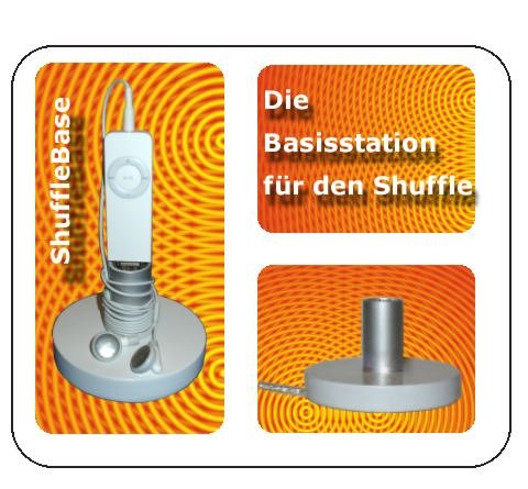 Camcorder: come2sts.de ShuffleBase USB2.0 nicht nur f�r den Ipod