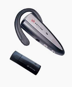 Elektronik und Foto: Anycom VOIP BUNDLE Bluetooth STARTER KIT Telefon Headset Ohrb�gel