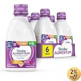 Similac Alimentum Hypoallergenic Ready-To-Feed Formula with Iron, DHA/ARA, 1-Quart Bottle (Pack of 6)