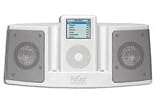 GEAR4 / PodGear HouseParty - Active stereo speaker system and sync/charge dock for iPod, iPod mini, nano and Shuffle