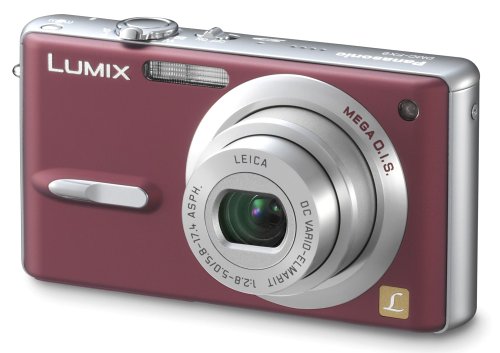 Projektoren: Panasonic DMC-FX9EG-R Digitalkamera (6 Megapixel) rot
