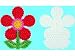 Midi Hama Beads 1 Pegboard - Flower