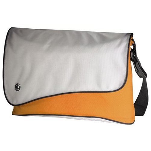 Camcorder: Caseman Notebooktasche College, 15,4 Zoll, Grau/Orange