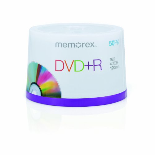 MP3 Player: Memorex DVD+R 16x Speed 50er Spindel DVD-Rohlinge
