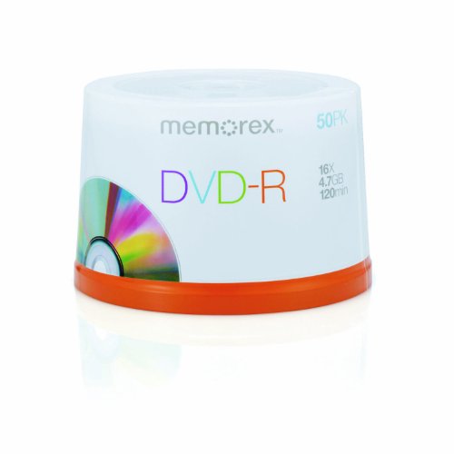 MP3 Player: Memorex DVD-R 16x Speed 50er Spindel DVD-Rohlinge