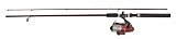 Okuma Fishing Tackle Fish Dog Spin Combo Blue 6' 2pc Rod w/30 Size Reel And Line