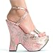 W-MANHATTAN-F Spike Angel, pink floral-size 7