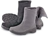 Ladies Guide Gear® Fleece Zipper Boots Charcoal