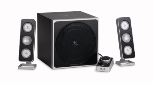 Lautsprecher: Logitech Z-4 2.1 System 40 Watt RMS schwarz PC-Lautsprecher-System