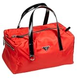 Prada Women's Satchel with Patent Leather Straps