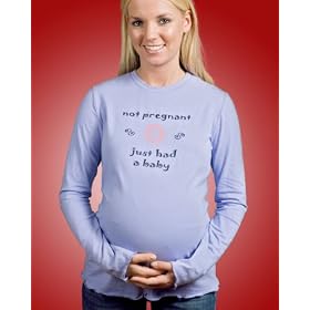 Not Pregnant Shirt by CryBaby Maternity