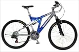 Mongoose Syncom Mens 26-Inch Dual Suspension Mountain Bike